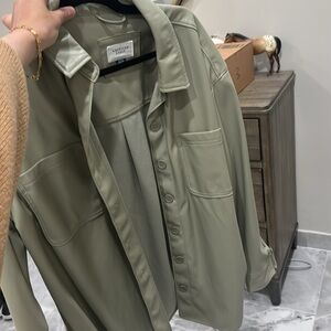 Like New! Olive Shacket